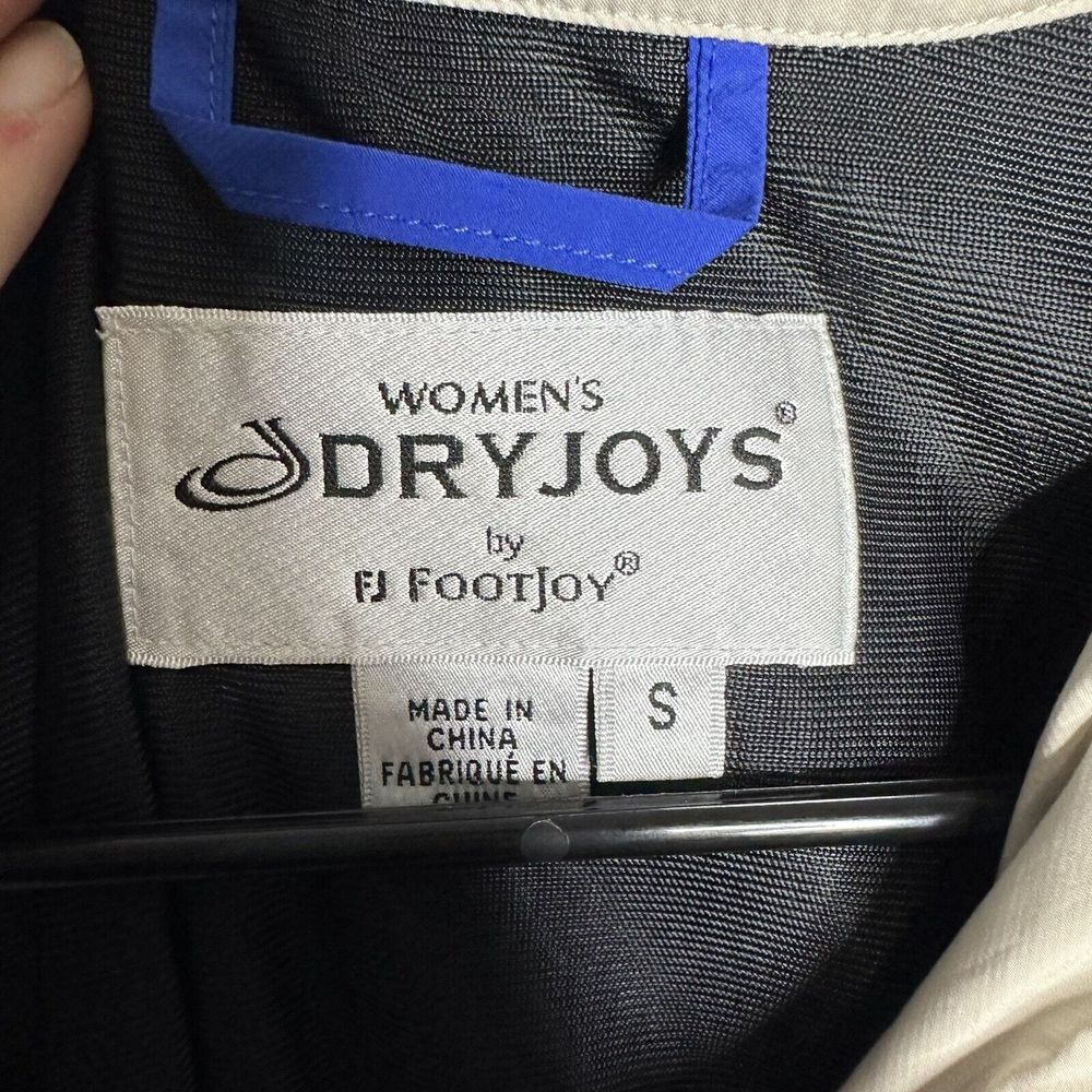 Women's Dryjoys FJ Footjoy Size Small‎ Short Sleeve 1/4 Zip Windbreaker Pullover - Picture 3 of 5